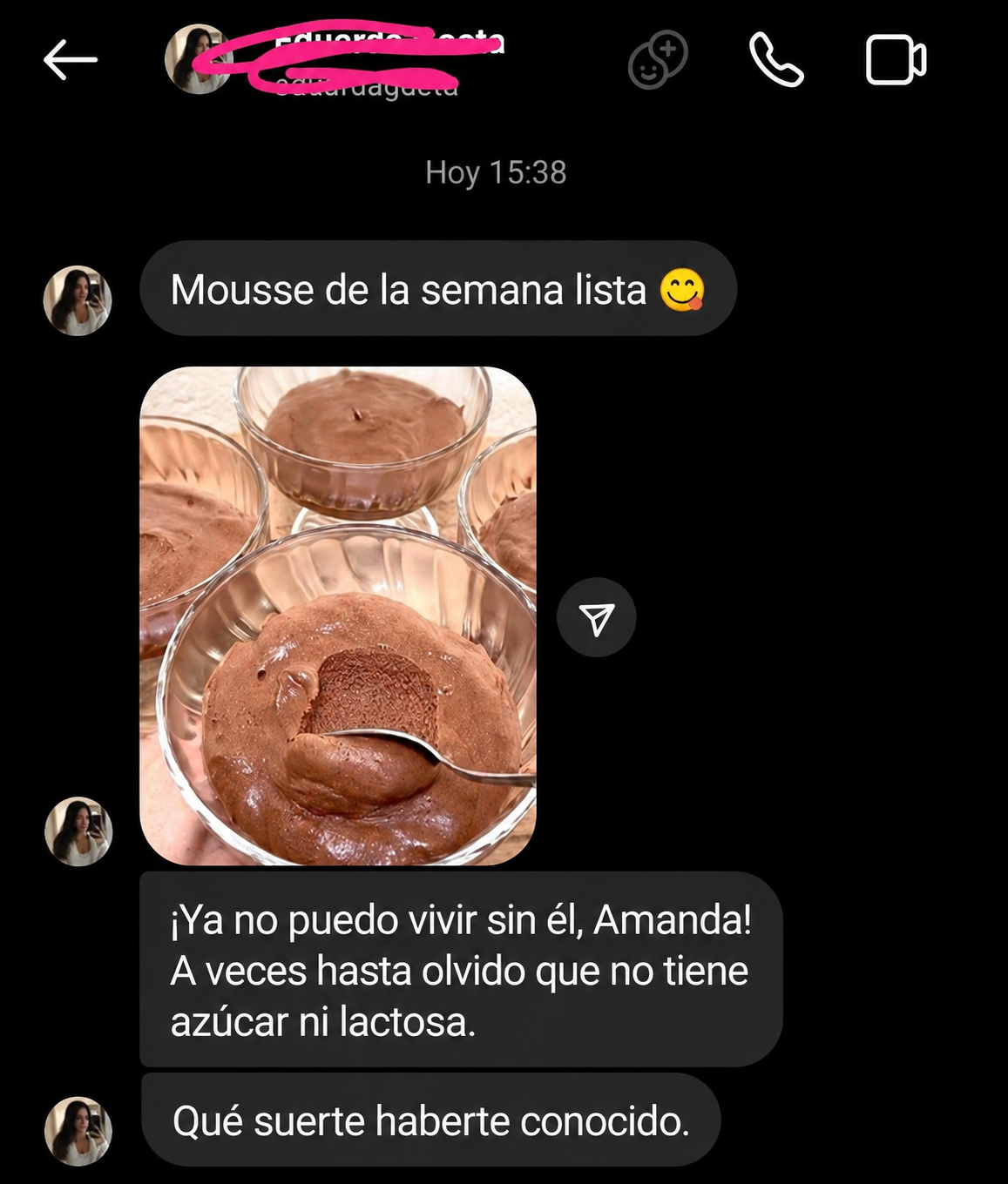Captura de valoración real de cliente